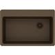 Qtz 33x22x9.5 Single Drop-in Sink Mocha