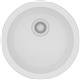 Qtz 18.1x18.1x7.5 Single Dual Sink White