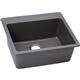 Qtz 25x22x9.5 Sng Drop-in Sink Greystone