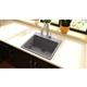Qtz 25x22x9.5 Sng Drop-in Sink Greystone