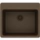 Qtz 25x22x9.5 Single Drop-in Sink Mocha