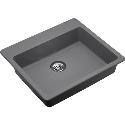 Quartz 25x22x5.5 Sngl Drop-in ADA Sink