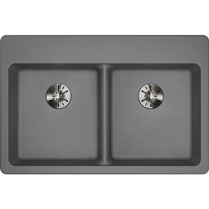 Quartz 33x22x5.5 Sngl Drop-in ADA Sink