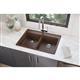 Quartz 33x22x5.5 Sngl Drop-in ADA Sink
