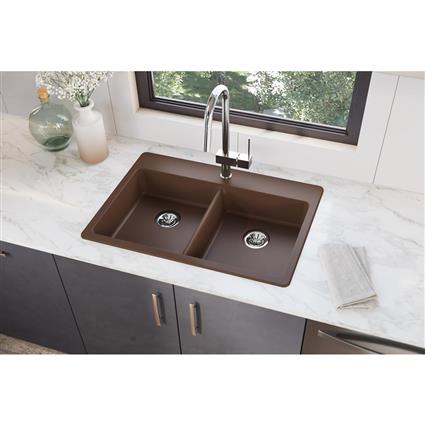 Quartz 33x22x5.5 Sngl Drop-in ADA Sink