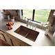 Quartz 33x19x10 Dbl Under MT Sink Mocha