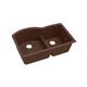 Quartz 33x22x10  Dbl Under MT Sink Mocha