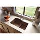 Quartz 33x22x10  Dbl Under MT Sink Mocha