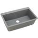 Qtz 33x21x9.4 Sng Drop-in Sink Greystone