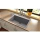 Qtz 33x21x9.4 Sng Drop-in Sink Greystone