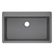 Qtz 33x21x9.4 Sng Drop-in Sink Greystone