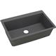 Qtz 33x21x9.4 Sng Drop-in Sink Dusk Gray