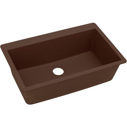 Qtz 33x20.8x9.4 Sngl Drop-in Sink Mocha