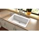 Qtz 33x20.8x9.4 Sngl Drop-in Sink White