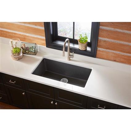 Qtz 33x18.4x9.4 Sng Und Sink Black Shale
