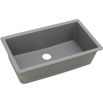 Qtz 33x18.4x9.4 Sng Und Sink Greystone