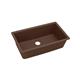 Qtz 33x18.4x9.4 Single UMnt Sink Mocha