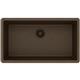 Qtz 33x18.4x9.4 Single UMnt Sink Mocha