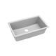 Qtz 33x18.4x9.4 Single UMnt Sink White