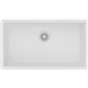 Qtz 33x18.4x9.4 Single UMnt Sink White
