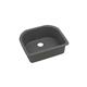 Qtz 25x22x8.5 Single UMnt Sink Dusk Gray