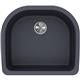 Qtz 25x22x8.5 Single UMnt Sink Dusk Gray