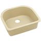 Quartz 25x22x8.5 Single UMnt Sink Sand