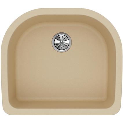 Quartz 25x22x8.5 Single UMnt Sink Sand