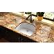Quartz 25x22x8.5 Single UMnt Sink White
