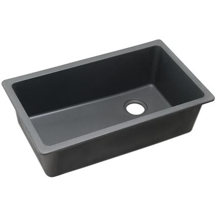Qtz 33x18.7x9.5 Sng Und Sink Dusk Gray