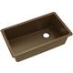 Qtz 33x18.7x9.5 Single UMnt Sink Pecan