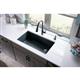 Quartz 33x18.7x9.5 Single UMnt Sink Sand