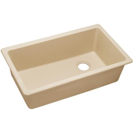 Quartz 33x18.7x9.5 Single UMnt Sink Sand