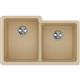 Quartz 33x20.5x9.5 Dbl UMnt Sink Sand