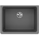 Qtz 25x18.5x9.5 Sng Und Sink Greystone