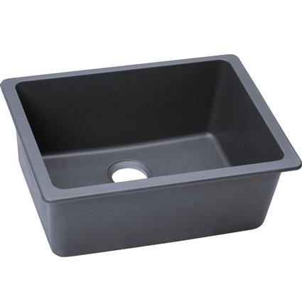 Qtz 25x18.5x9.5 Sng Und Sink Dusk Gray