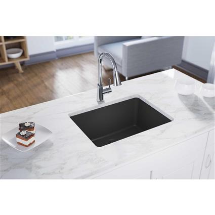 Qtz 25x18.5x9.5 Sng Und Sink Dusk Gray