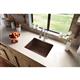 Qtz 25x18.5x9.5 Single UMnt Sink Mocha