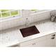 Qtz 25x18.5x9.5 Single UMnt Sink Pecan