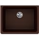 Qtz 25x18.5x9.5 Single UMnt Sink Pecan