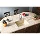 Quartz 25x18.5x9.5 Single UMnt Sink Sand