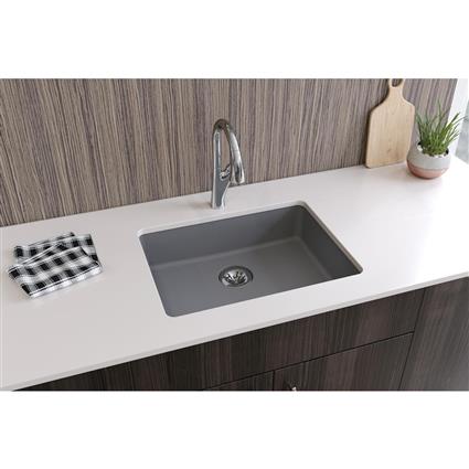 Quartz 25x18.5x5.5 Single Under ADA Sink