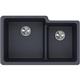 Qtz 33x20.5x9.5 Dbl UMnt Sink Dusk Gray