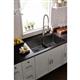 Quartz 33x20.5x9.5 Dbl UMnt Sink Sand