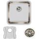 SS 18.5x18.5x7.8 Single UMnt Sink Kit