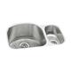 SS 26.7 x 20 x 10  Dbl Under MT Sink Kit
