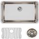 SS 30.5x18.5x11.5 Single UMnt Sink Kit