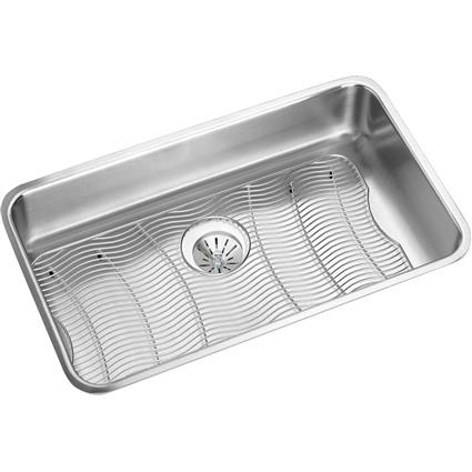 SS 30.5x18.5x7.5 Single UMnt Sink Kit+PD