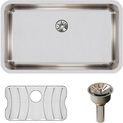 SS 30.5x18.5x7.5 Single UMnt Sink Kit+PD