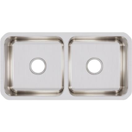 SS 31.7 x 16.5 x 7.5 Dbl Under MT Sink